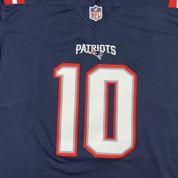 New England Patriots #10 Drake Maye Blue Jersey Size M - Picture 4 of 6